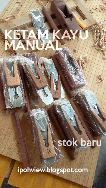 Ipoh - Kuala Kangsar, Sekarang Jalan: Ketam Kayu Manual: Cara Memasangnya