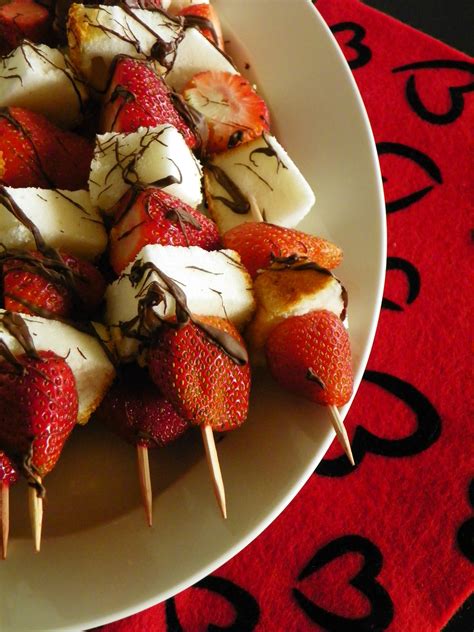 Quick and Easy Valentine's Day Dessert Skewers