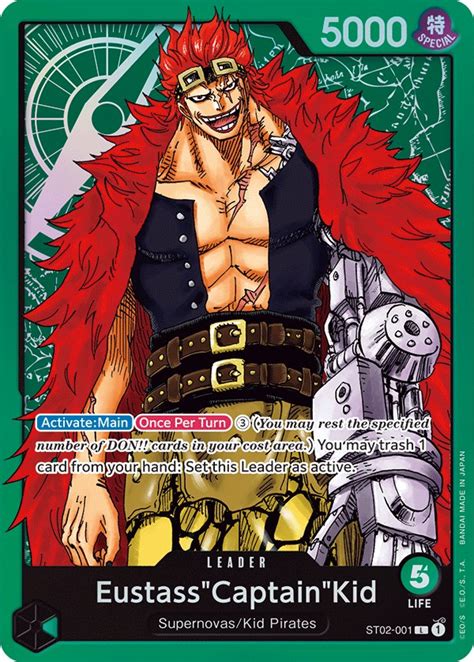 Eustass"Captain"Kid (001) - Starter Deck 2: Worst Generation - One ...