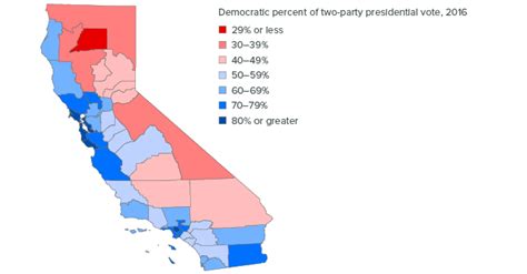 Republican Counties In California Map