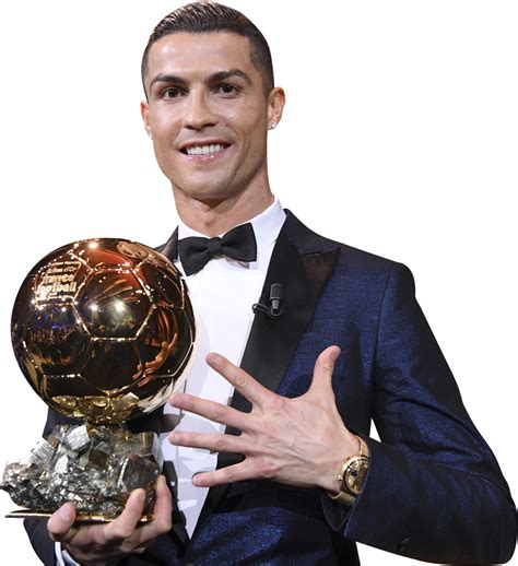 Cristiano Ronaldo Ballon d’Or 2017 football render - FootyRenders