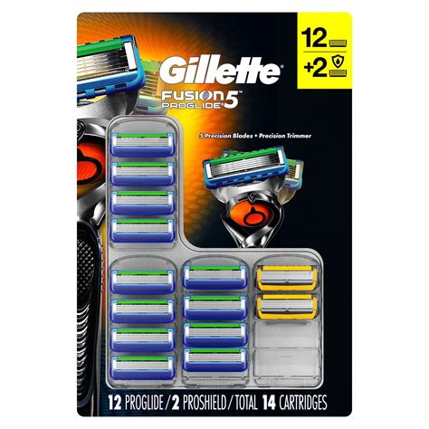 Gillette® Fusion5? ProGlide® Razor Blades plus ProShield Razor Blades ...