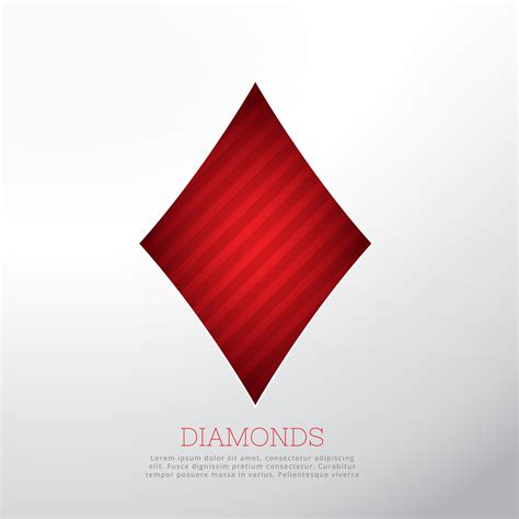 red diamond shape isolated on white background - Download Free Vector ...