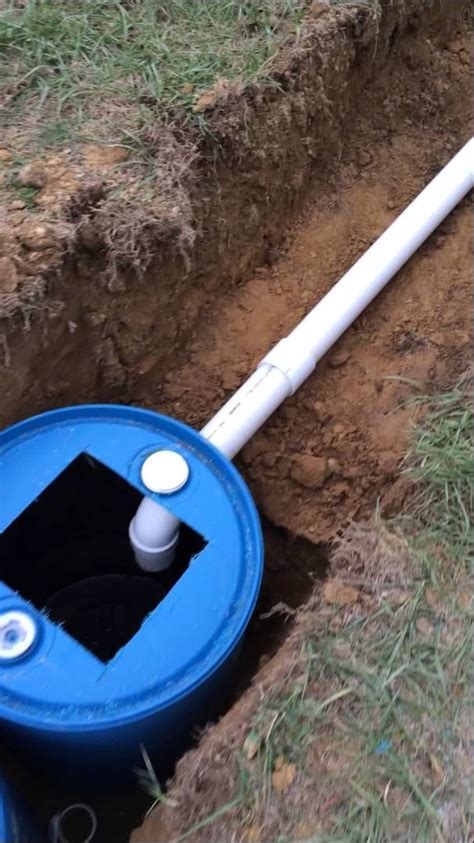 Simple DIY 3 barrel septic system | Aqua / Sewer in 2019 | Septic ...