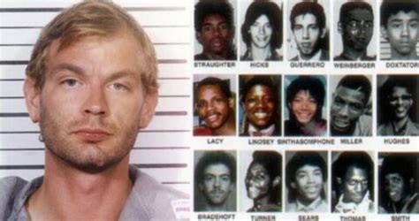 Serial killer Jeffrey Dahmer and his victims. Image via jagotutorial.com.