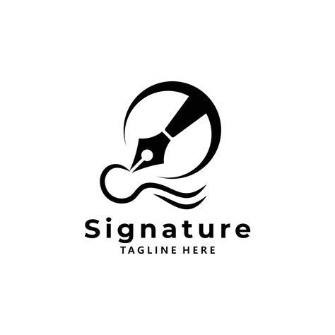 signature logo icon vector isolated 16928787 Vector Art at Vecteezy