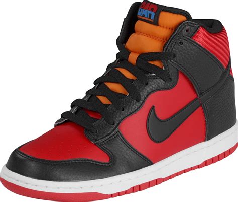 Nike Dunk High shoes red/black