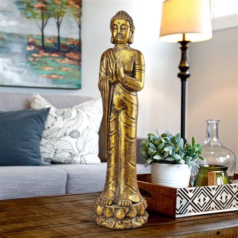 Design Toscano Standing Serenity Buddha Statue | Wayfair