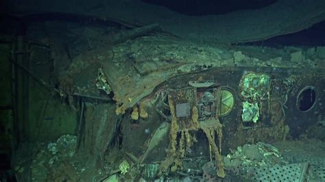 Underwater images released showing USS Hornet wreckage 76 years after ...