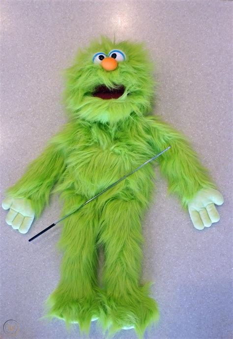 30" Green Monster Puppet, Full Body Ventriloquist Style Puppet ...