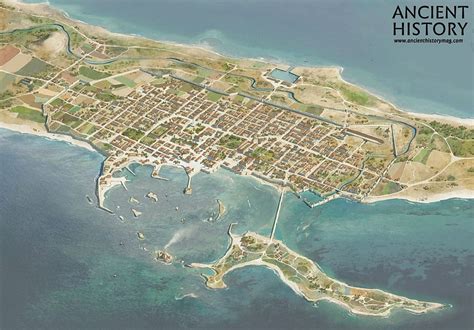 Aerial View of Ancient Alexandria (Illustration) - World History ...