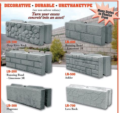 Leonard Marr, Inc. Block Forms - Decorative Liners - Wall & Landscape ...