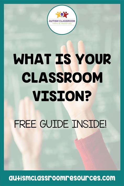 Creating a Classroom Vision Statement | Special education classroom ...