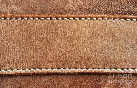 Leather with stitching Photograph by Blink Images - Pixels