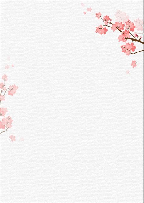 WORD of Peach Flowers Stationery.docx | WPS Free Templates