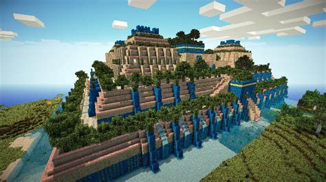 Hängenden Gärten von Babylon Minecraft Minecraft jardins de suspendus ...