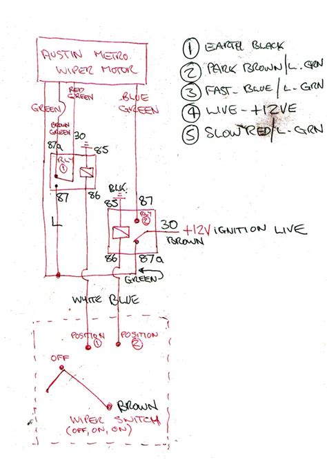 Mini Moke Wiper Switch Wiring Diagram - Home Wiring Diagram