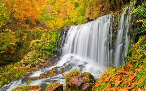 Download Fall Earth Nature Waterfall Image