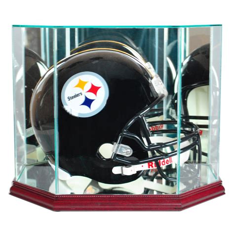 Perfect Cases Octagon Full Size Football Helmet Display Case with ...