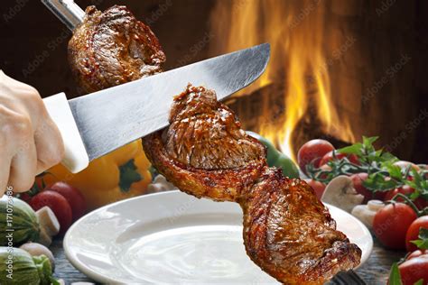 Picanha, traditional Brazilian barbecue. Stock Photo | Adobe Stock