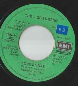 The J. Geils Band - Love Stinks (1980, Vinyl) | Discogs