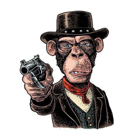 Monkey With Gun Illustrations, Royalty-Free Vector Graphics & Clip Art ...