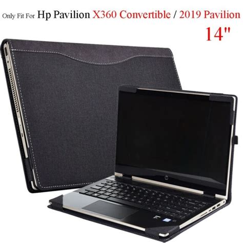 For HP 2019 Pavilion/Pavilion X360 Convertible 14" PU Leather Laptop ...