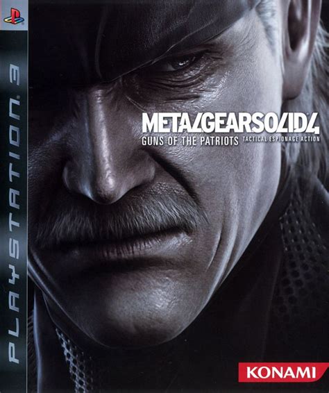 Metal Gear Solid 4: Guns of the Patriots (2008) PlayStation 3 box cover ...