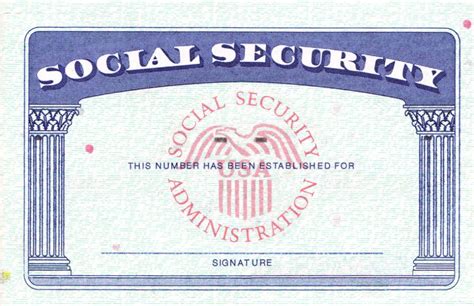 Blank Social Security Card Template Pdf | amulette