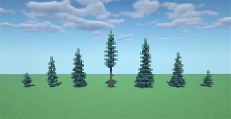 Minecraft tutorial: how to make custom spruce trees Minecraft Map