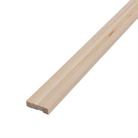 Walnut Hollow Square Basswood Dowels (4-Pack), 1/4 in. x 24 in. x 1/4 in.