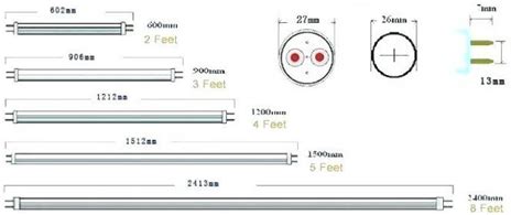 T8 Fluorescent Bulbs Diameter