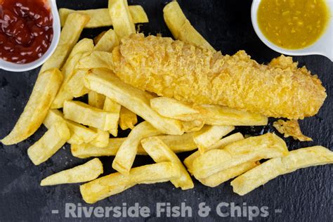 LTS Battered Sausage & Chips – Riverside Fish & Chips