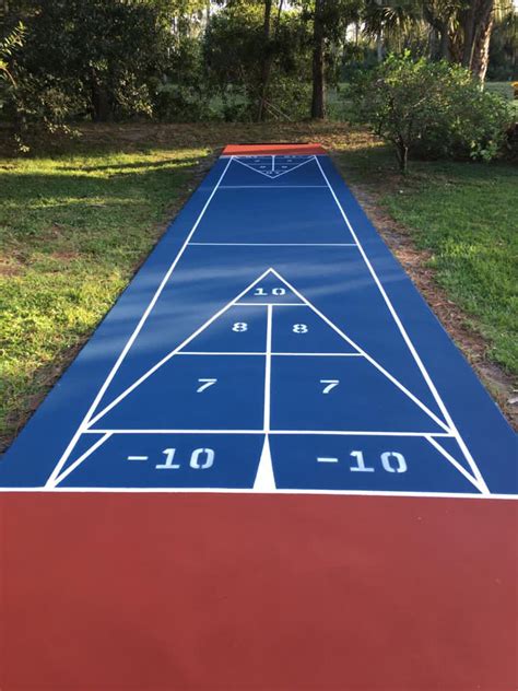 Shuffleboard Court Construction - Armor Courts