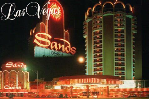 The Sands Historic Las Vegas Hotel Casino 1952 to 1996 | Sands hotel ...