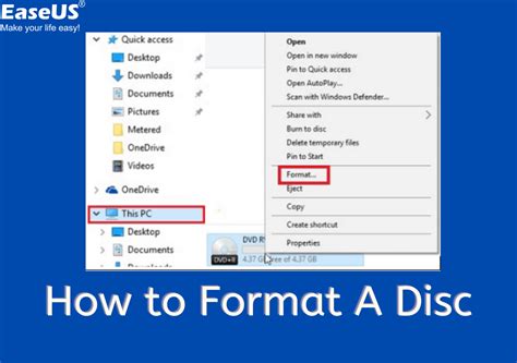 How to Format DVD RW/CD with CD Formatter in Windows 10/11 [Erase ...