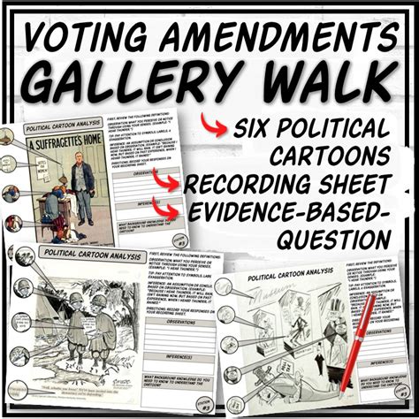 Voting Rights Political Cartoon Gallery Walk | Made By Teachers