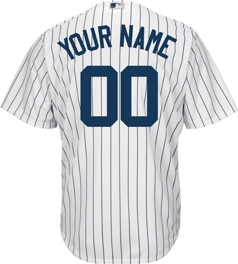 NY Yankees Replica Personalized Home Jersey