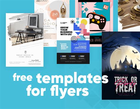 50 Free Templates for Flyers to Customize and Print for Every Occasion