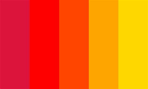 Warm Colours | Color Palette | Html Colors