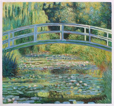 The Waterlily Pond With the Japanese Bridge Claude Monet Hand-painted ...