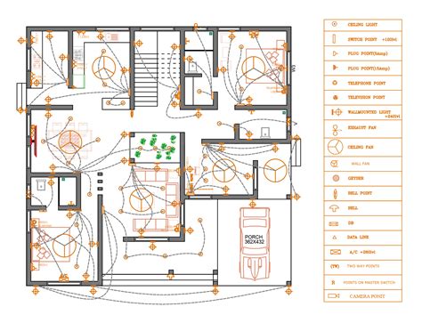 Electrical Drawing | House Plan Drawing | Home Design