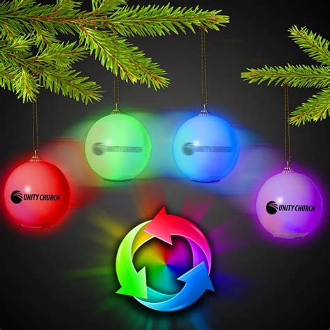 Ornament Christmas LED Custom Imprinted