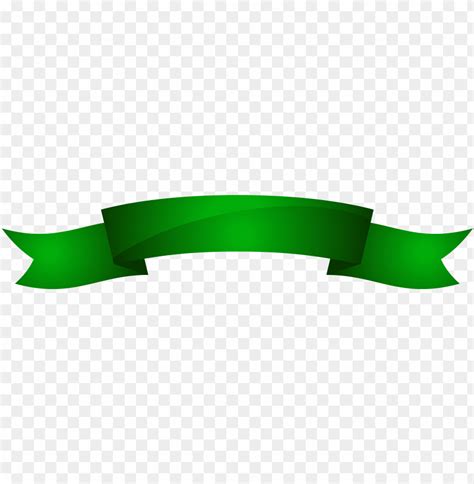 Green Ribbon Banner PNG Transparent With Clear Background ID 90075 | TOPpng