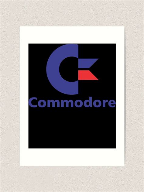 "Commodore Logo " Art Print for Sale by xhavierloconte | Redbubble