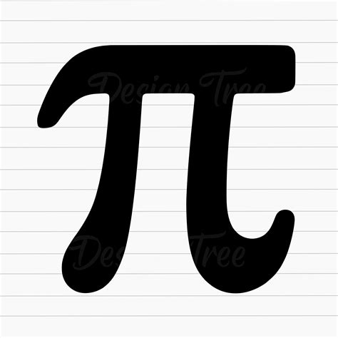 Pi Symbol SVG, Pi Math Symbol SVG, Greek Letter Pi SVG, Pi Symbol Cut ...