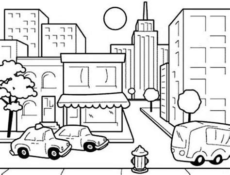 Urban Coloring Pages for Kids