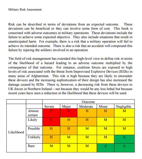 FREE Risk Assessment Templates In PDF MS Word Pages 714 | The Best Porn ...