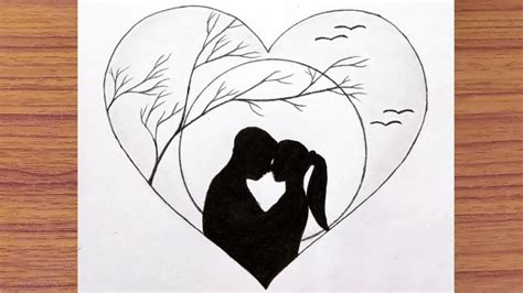 25 Easy Love Drawing Ideas – How to Draw the Love | Cute drawings of ...