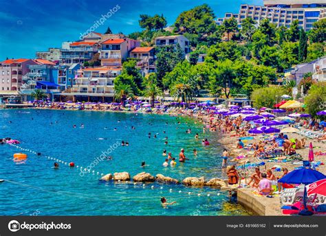 Neum Bosnia Herzegovina July 2020 Aerial View Coastal Region City ...